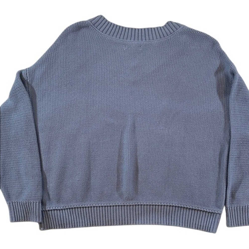 NWT American Eagle Outfitters Light Blue V-Neck Sweater - Picture 4 of 8